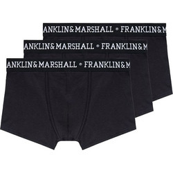 Franklin & Marshall Ανδρικά Μποξεράκια Σετ 3Pack Μαύρα I101290-N171