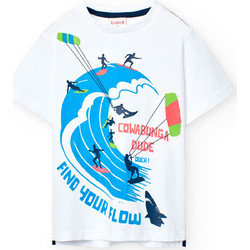 Boboli Παιδικό T-Shirt Κοντομάνικο Λευκό 531100-1100