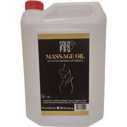 Solo Pro Vanilla Λάδι Μασάζ 4lt