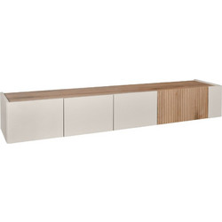 Matis Έπιπλο Τηλεόρασης Ξύλινο Μπεζ Μ180xΠ40xΥ28.5cm TV Smart 850682