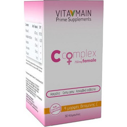Vitamain C Complex Female 750mg 30 Κάψουλες