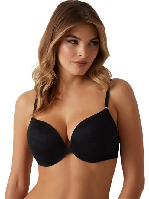 Guess Σουτιέν για Βαθύ Ντεκολτέ Push Up με Μπανέλα Μαύρο O5RC12KCLB0-JBLK