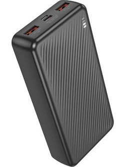Borofone BJ56A Power Bank 20000mAh 22.5W με 2 Θύρες USB-A Power Delivery Black
