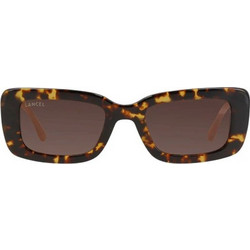 Lancel LA91030-C03 Γυναικεία Γυαλιά Ηλίου Ορθογώνια Κοκάλινα Ταρταρούγα με Καφέ Φακό