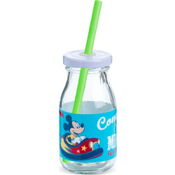 Parisis Μπομπονιέρα Βάπτισης Μπουκαλάκι Mickey Mouse Fun Day Out από Γυαλί 48τμχ