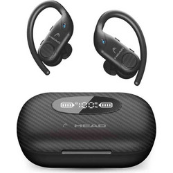 Head Flex Hooks Ακουστικά Bluetooth Earbud Ανθεκτικά στο Νερό Black