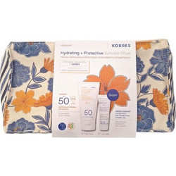 Korres Yoghurt Hydrating + Protective Suncare Ritual SPF50 50ml + Nourishing Probiotic Gel Cream 20ml