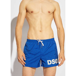 Dsquared2 Ανδρικό Μαγιό Σορτς με Σχέδια Royal Blue D7B5C5950-25K