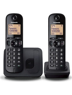 Panasonic KX-TGC252 Ασύρματο Τηλέφωνο Σετ Duo Μαύρο