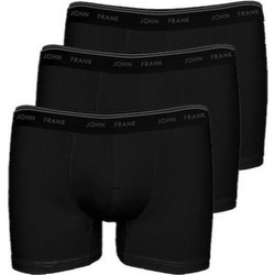 John Frank Ανδρικά Μποξεράκια Σετ 3Pack Μαύρα JF3BBR06