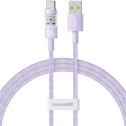 Baseus Gem Braided USB-A to USB-C 100W 1m Purple P10373002511-00