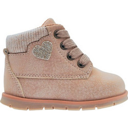 Chicco Παιδικά Μποτάκια Μπεζ Suede με Φερμουάρ 72012-400