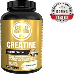 Gold Nutrition Creatine Creapure 60 Ταμπλέτες