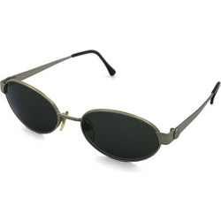 Anne Klein AN8007 K1019 Ανδρικά Γυαλιά Ηλίου Οβάλ Μεταλλικά Γκρι με Μαύρο Φακό