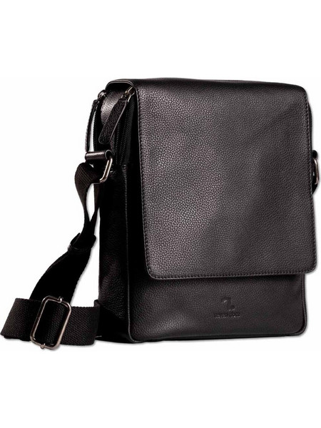7 dots Earth Ανδρική Τσάντα Ώμου / Χιαστί Μαύρη 60-103-BLK