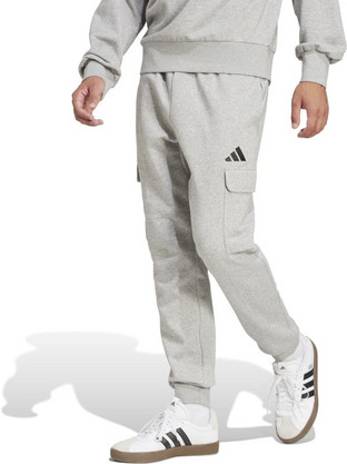 Adidas Ανδρικό Παντελόνι Φόρμας Fleece με Λάστιχο Γκρι JE3823