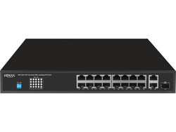 Himax PS11602FE-L Unmanaged L2 Switch με 16 Θύρες Ethernet 1000Mbps και 2 SFP θύρες