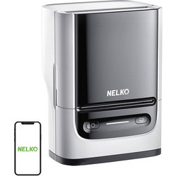 Nelko PM220 Θερμικός Εκτυπωτής Ετικετών Μονόχρωμος 203dpi Bluetooth / USB Λευκός