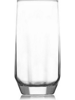 LAV Σετ Ποτήρια Νερού Γυάλινα Diamond 385ml 3τμχ LVDIA2538A