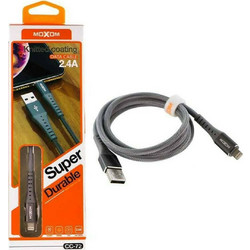 Moxom MX-CC72 Braided USB-A to Lightning Cable 1m Black 6934120088906