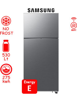 Samsung RT53DG7A14S9EF Δίπορτο Ψυγείο 530lt Full No Frost Υ185.5xΠ79xΒ72.5cm Inox