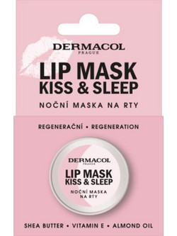 Dermacol Kiss & Sleep Κρεμώδης Μάσκα Χειλιών με Υαλουρονικό 12gr