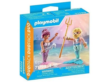 Playmobil Duo Pack Γοργόνα & Τρίτωνας για 4-10 Ετών 71799