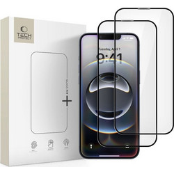 Tech-Protect Full Glass Fit+ Tempered Glass 2-pack (iPhone 16e / 14 / 13 Pro / 13)