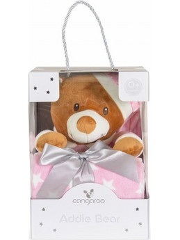 Cangaroo Addie Κουβέρτα Αγκαλιάς Fleece με Λούτρινο 75x90 Ροζ