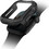 Uniq Torres Πλαστική Θήκη Tempered Glass για Apple Watch 4 / 5 / 6 / SE 40mm Μαύρη