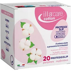 Illa Care Cotton Σερβιετάκια για Ελαφριά Ροή 1 Σταγόνα από Βαμβάκι 20τμχ