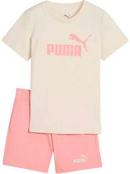 Puma Παιδικό Σετ για Κορίτσι Καλοκαιρινό Μπεζ Ροζ 685240-87