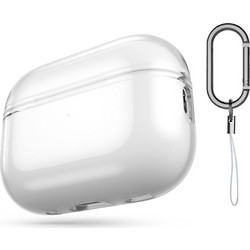 Tech-Protect Flexair Θήκη Πλαστική με Γάντζο για Apple AirPods Pro 1 / 2 Διαφανής