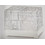 Domus Molinari Cova 1 Κλουβί Ζευγαρώστρα Πτηνών Λευκό 44x26x33cm