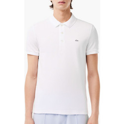 Lacoste Ανδρική Μπλούζα Polo Κοντομάνικη Λευκή PH4014-001