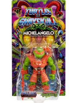 Mattel Masters of the Universe x Teenage Mutant Ninja Turtles Michelangelo Φιγούρα Δράσης για 6+ Ετών 14cm