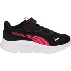 Puma Flex Focus Παιδικά Αθλητικά Παπούτσια για Τρέξιμο Μαύρα Φούξια 401519-05