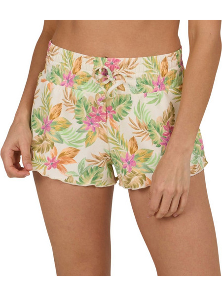 Salty Crew Ψηλόμεσο Bikini Boxer Floral Εκρού Πράσινο Ροζ 30335169W-OFFW