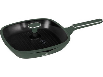 Berlinger Haus Matte Green Collection Τηγάνι Αλουμινίου Αντικολλητικό με Καπάκι 28x28cm BH-8162