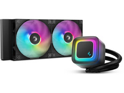 Deepcool LE240 V2 Black Υδρόψυξη CPU 120mm ARGB για Socket 115x / 1200 / 1700 / 1851 / AM4 / AM5