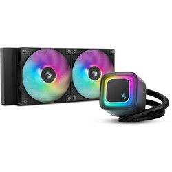 Deepcool LE240 V2 Black Υδρόψυξη CPU 120mm ARGB για Socket 115x / 1200 / 1700 / 1851 / AM4 / AM5