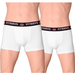 KYBBVS Ανδρικά Μποξεράκια Σετ 2Pack Λευκά KB902