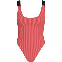 Calvin Klein Ολόσωμο Μαγιό Κοραλί KW0KW02754-U07