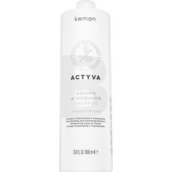 Kemon Actyva Volume E Corposita Σαμπουάν για Όγκο για Λεπτά Μαλλιά 1lt