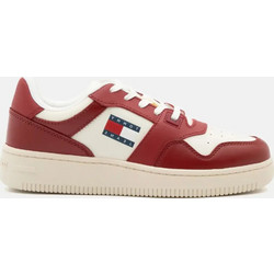 Tommy Hilfiger Γυναικεία Sneakers Εκρού Μπορντό EN0EN02505-XMO