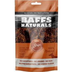 Baffs Naturals Gluten & Grain Free with Lamb Strips 100gr