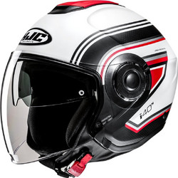 HJC i40N Linia White Red Black Κράνος Μηχανής Jet 1250gr