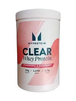 Myprotein Clear Whey Cranberry & Raspberry Πρωτεΐνη Ορού Γάλακτος 500gr
