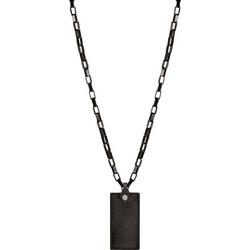 CAT Carbon Ανδρικό Κολιέ από Ατσάλι J021N90111