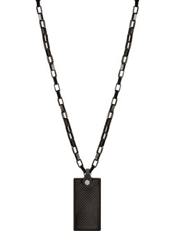 CAT Carbon Ανδρικό Κολιέ από Ατσάλι J021N90111